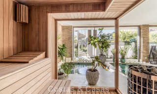 Villa with cutting-edge design for sale with panoramic sea views, located within a prestigious golfr esort, Marbella - Benahavís 791051 