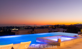 Villa with cutting-edge design for sale with panoramic sea views, located within a prestigious golfr esort, Marbella - Benahavís 791073 