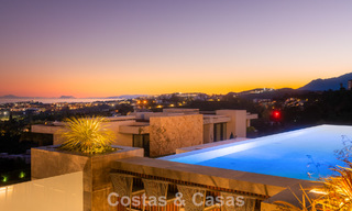 Villa with cutting-edge design for sale with panoramic sea views, located within a prestigious golfr esort, Marbella - Benahavís 791074 