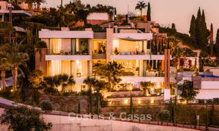 Villa with cutting-edge design for sale with panoramic sea views, located within a prestigious golfr esort, Marbella - Benahavís 791077 