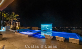 Villa with cutting-edge design for sale with panoramic sea views, located within a prestigious golfr esort, Marbella - Benahavís 791079 