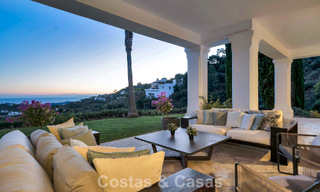 Grand Spanish luxury villa for sale with sublime sea views in a gated community in Benahavís - Marbella 791212 