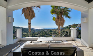 Grand Spanish luxury villa for sale with sublime sea views in a gated community in Benahavís - Marbella 791214 