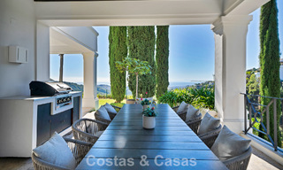 Grand Spanish luxury villa for sale with sublime sea views in a gated community in Benahavís - Marbella 791225 