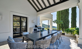 Grand Spanish luxury villa for sale with sublime sea views in a gated community in Benahavís - Marbella 791226 