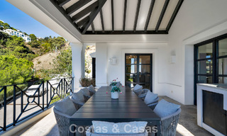 Grand Spanish luxury villa for sale with sublime sea views in a gated community in Benahavís - Marbella 791227 