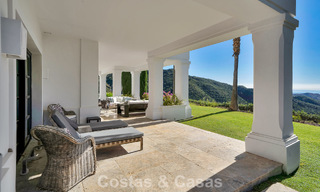 Grand Spanish luxury villa for sale with sublime sea views in a gated community in Benahavís - Marbella 791228 