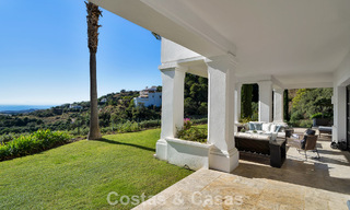 Grand Spanish luxury villa for sale with sublime sea views in a gated community in Benahavís - Marbella 791232 