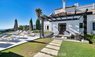 Grand Spanish luxury villa for sale with sublime sea views in a gated community in Benahavís - Marbella 791235 