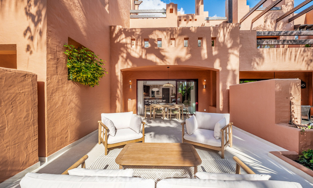 Beautifully, modern renovated 4-Bedroom Townhouse for Sale in a Gated Community on Marbella’s Golden Mile 791307