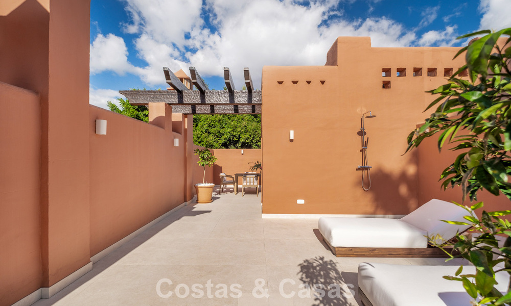 Beautifully, modern renovated 4-Bedroom Townhouse for Sale in a Gated Community on Marbella’s Golden Mile 791326