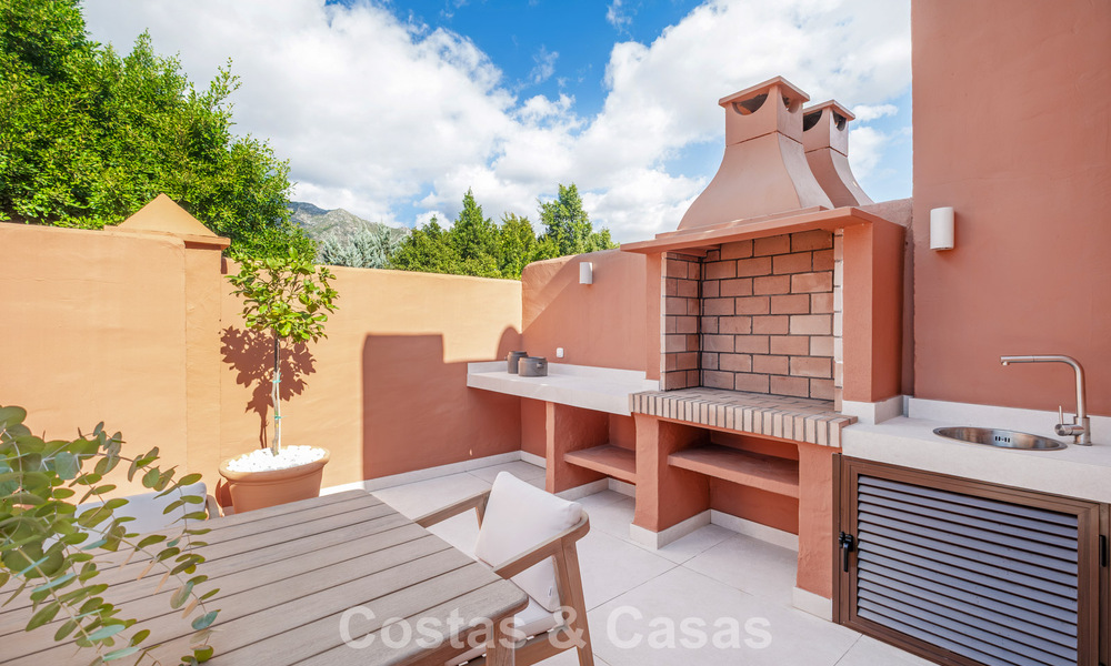 Beautifully, modern renovated 4-Bedroom Townhouse for Sale in a Gated Community on Marbella’s Golden Mile 791327