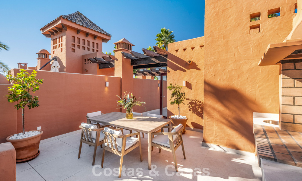 Modernised luxury 4-bedroom townhouse for sale on Marbella’s Golden Mile 791341