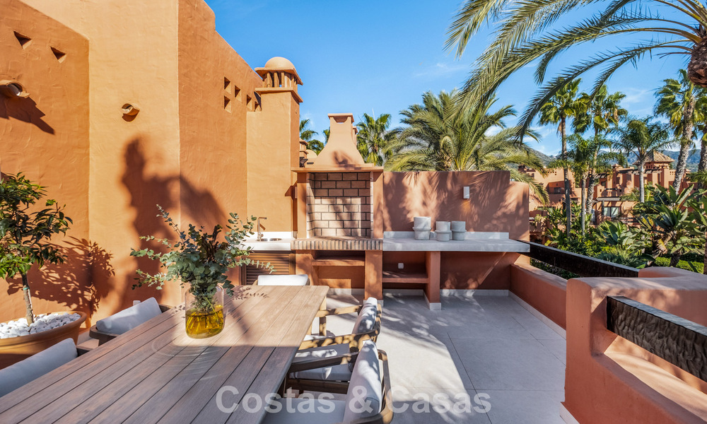 Modernised luxury 4-bedroom townhouse for sale on Marbella’s Golden Mile 791373