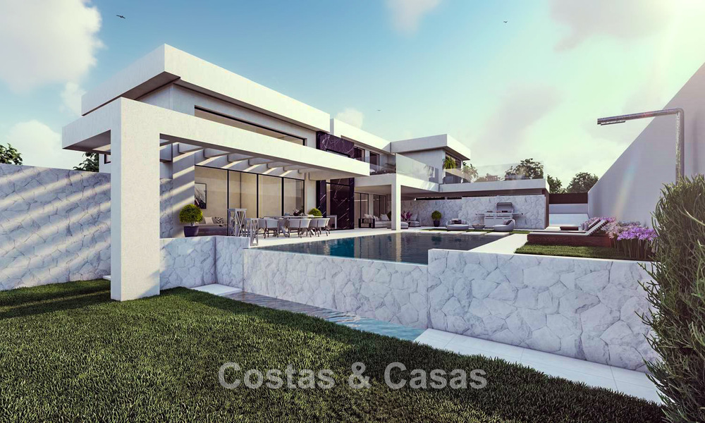 Modern High-Tech Villa with Panoramic Sea Views for Sale in a Popular Golf Setting Near Estepona Town Centre 791417