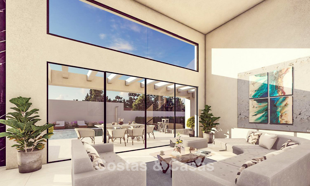 Modern High-Tech Villa with Panoramic Sea Views for Sale in a Popular Golf Setting Near Estepona Town Centre 791418