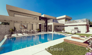 Modern High-Tech Villa with Panoramic Sea Views for Sale in a Popular Golf Setting Near Estepona Town Centre 791419 