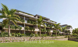 Exclusive luxury apartments on a frontline golf complex with sea views in Mijas, Costa del Sol 791286 
