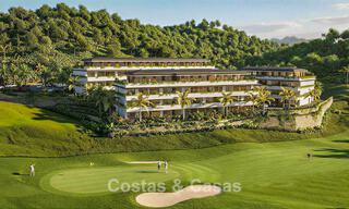 Exclusive luxury apartments on a frontline golf complex with sea views in Mijas, Costa del Sol 791287 