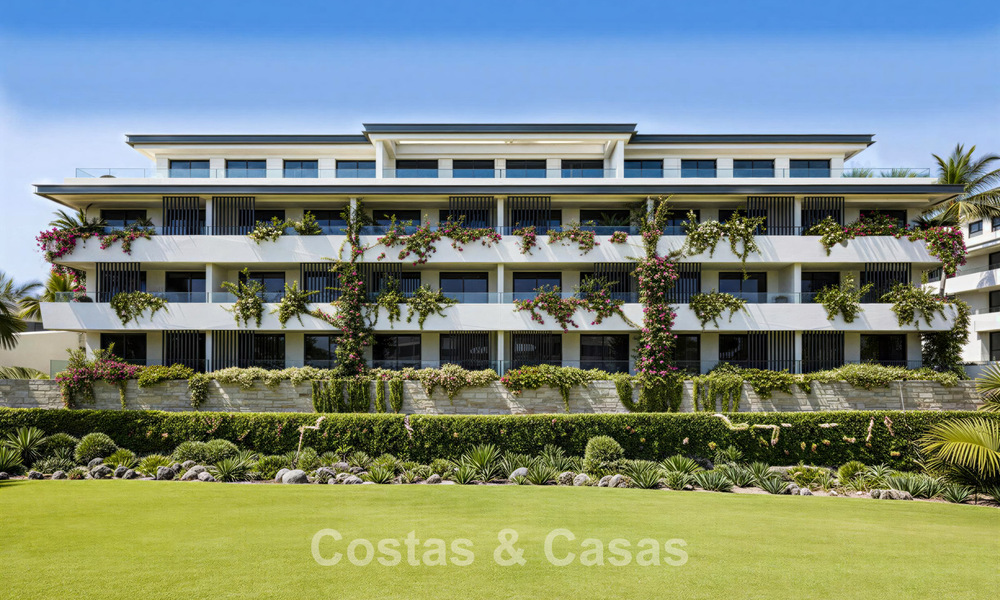 Exclusive luxury apartments on a frontline golf complex with sea views in Mijas, Costa del Sol 791294