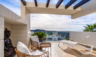Luxurious 3-bedroom apartment for sale with panoramic sea views in a gated resort in Marbella - Benahavis 791543 
