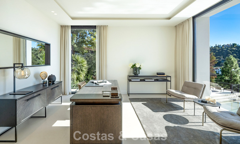 Luxury class villa for sale front-line golf with panoramic views in Marbella - Benahavís 791595