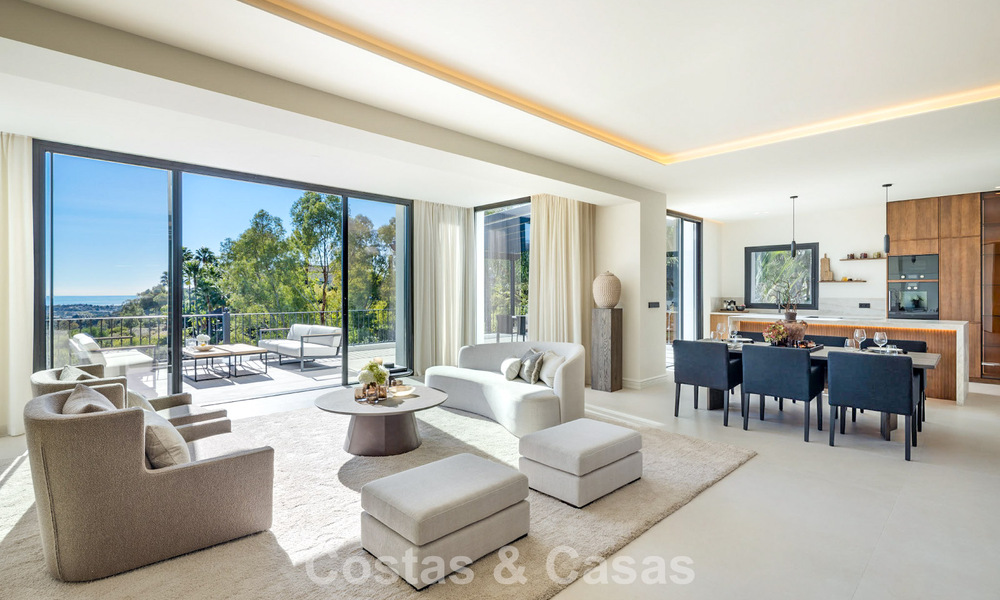 Luxury class villa for sale front-line golf with panoramic views in Marbella - Benahavís 791601