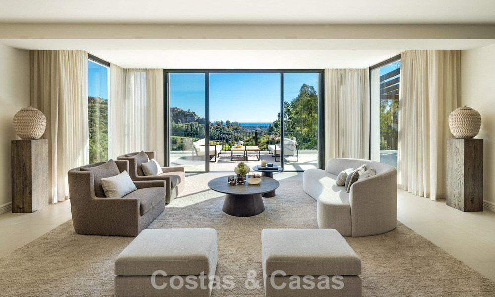 Luxury class villa for sale front-line golf with panoramic views in Marbella - Benahavís 791622