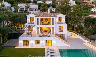 Luxury class villa for sale front-line golf with panoramic views in Marbella - Benahavís 791633 