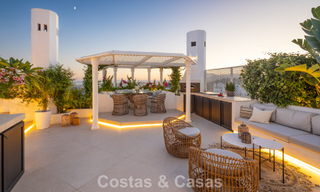 Exclusive duplex penthouse with private pool and panoramic sea views for sale on Marbella’s Golden Mile 791644 