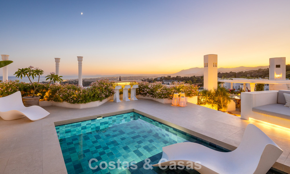 Exclusive duplex penthouse with private pool and panoramic sea views for sale on Marbella’s Golden Mile 791645