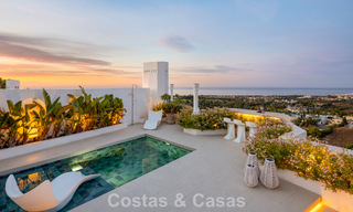 Exclusive duplex penthouse with private pool and panoramic sea views for sale on Marbella’s Golden Mile 791653 