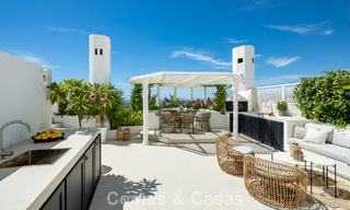 Exclusive duplex penthouse with private pool and panoramic sea views for sale on Marbella’s Golden Mile 791658 