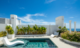 Exclusive duplex penthouse with private pool and panoramic sea views for sale on Marbella’s Golden Mile 791660 