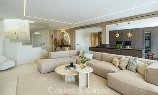 Exclusive duplex penthouse with private pool and panoramic sea views for sale on Marbella’s Golden Mile 791669 