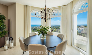 Exclusive duplex penthouse with private pool and panoramic sea views for sale on Marbella’s Golden Mile 791670 