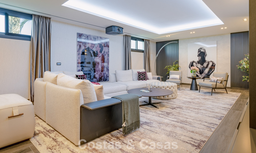 Brand-new, modern luxury villa with sea views for sale in a golf resort in Mijas, Costa del Sol 791673