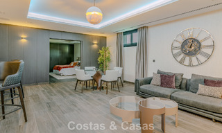 Brand-new, modern luxury villa with sea views for sale in a golf resort in Mijas, Costa del Sol 791674 