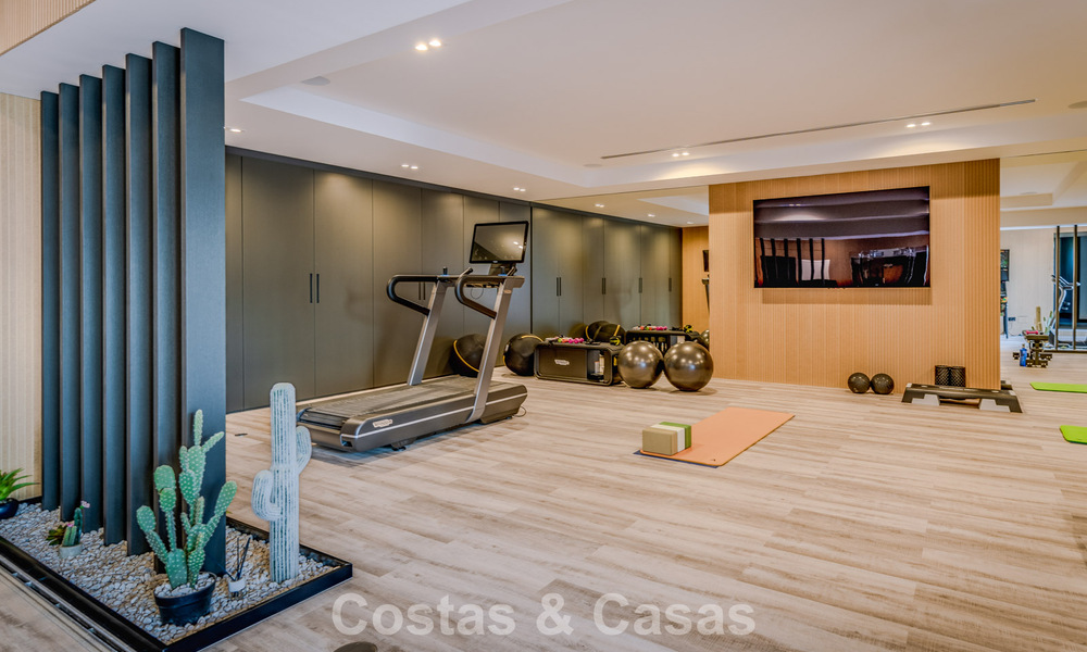 Brand-new, modern luxury villa with sea views for sale in a golf resort in Mijas, Costa del Sol 791675