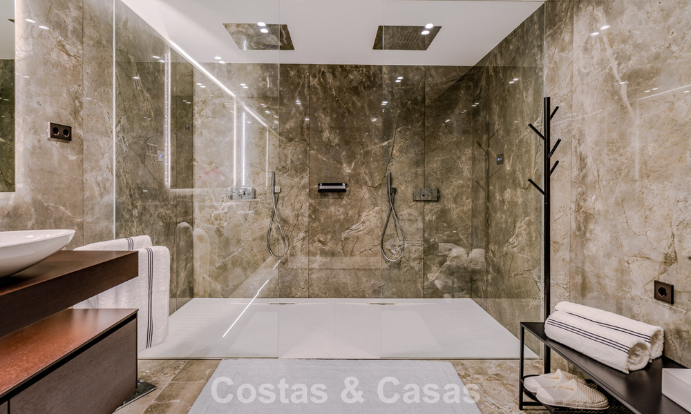 Brand-new, modern luxury villa with sea views for sale in a golf resort in Mijas, Costa del Sol 791676