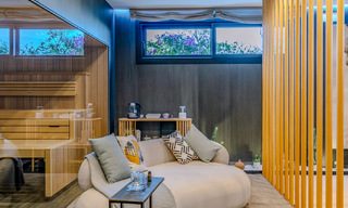 Brand-new, modern luxury villa with sea views for sale in a golf resort in Mijas, Costa del Sol 791677 