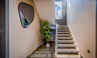 Brand-new, modern luxury villa with sea views for sale in a golf resort in Mijas, Costa del Sol 791679 