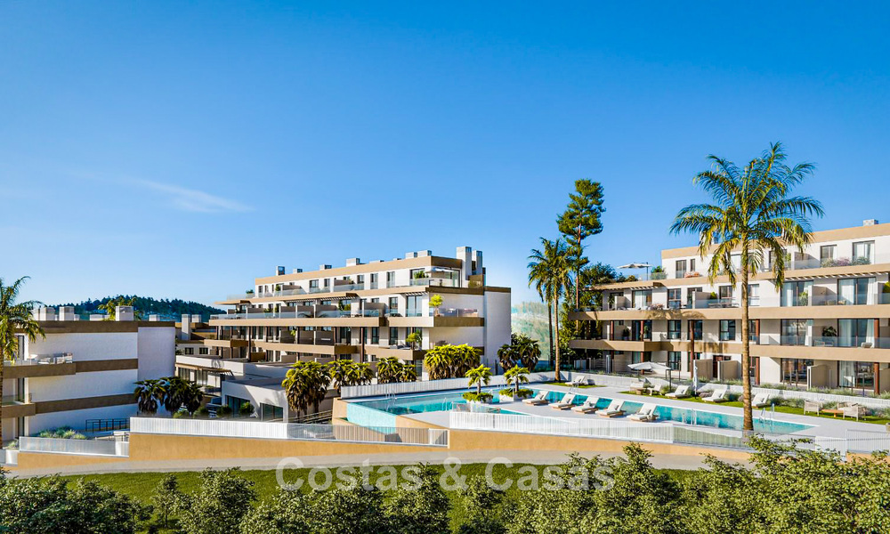 New, modern apartments with panoramic sea views in Mijas Costa, Costa del Sol 791702