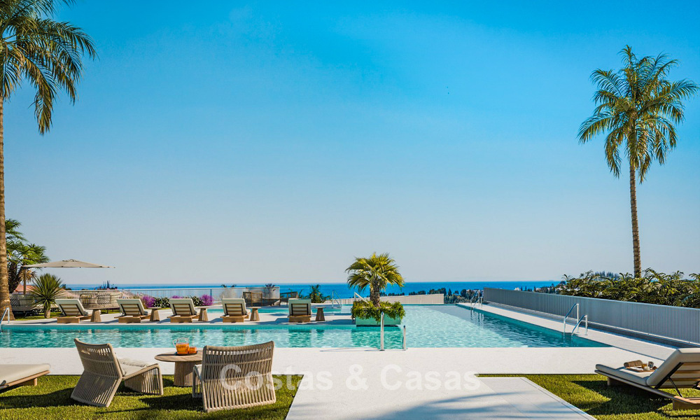 New, modern apartments with panoramic sea views in Mijas Costa, Costa del Sol 791703