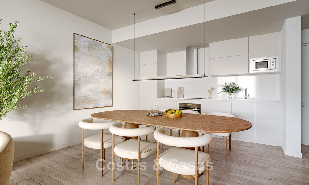 Stylish new-build apartments with panoramic sea views for sale in Mijas Costa, Costa del Sol 791713
