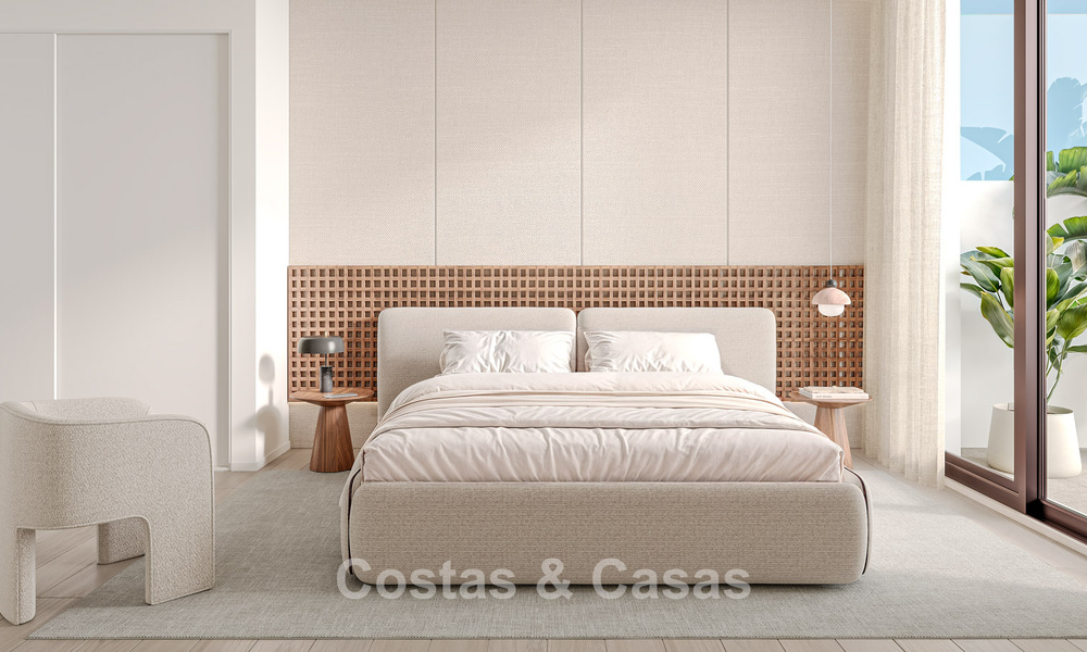 Stylish new-build apartments with panoramic sea views for sale in Mijas Costa, Costa del Sol 791714