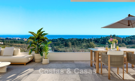 Stylish new-build apartments with panoramic sea views for sale in Mijas Costa, Costa del Sol 791717