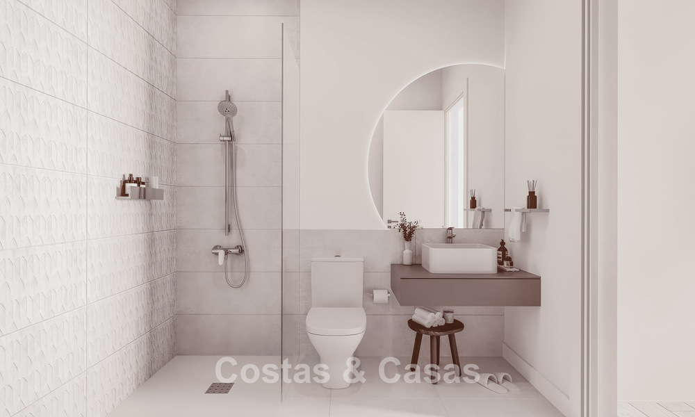 Stylish new-build apartments with panoramic sea views for sale in Mijas Costa, Costa del Sol 791720