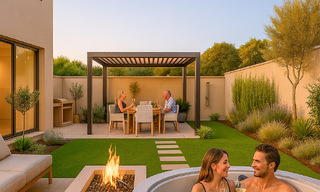 Modern semi-detached villas for sale with 360° views, Mijas Costa, Costa del Sol 791799 