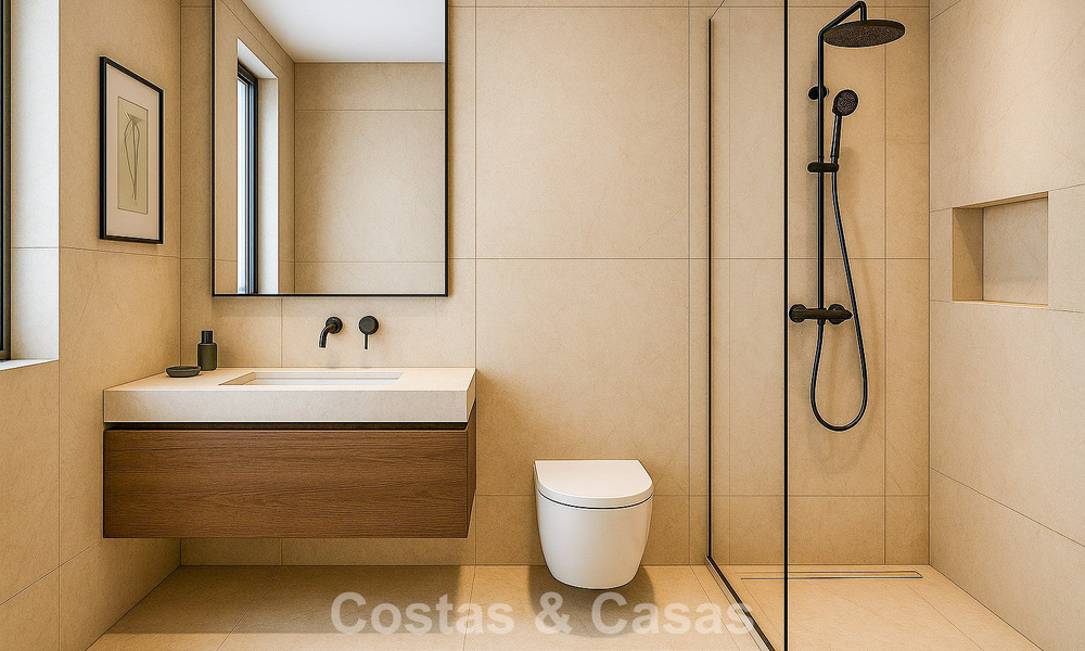 Modern semi-detached villas for sale with 360° views, Mijas Costa, Costa del Sol 791813